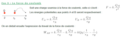 travail force électrostatique.PNG