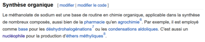 Méthanolate de sodium.PNG (35.34 Kio) Vu 145 fois Méthanolate de sodium.PNG